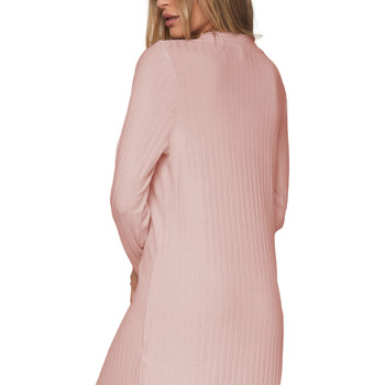 Admas Nachthemd met lange mouwen Elegant Line Roze