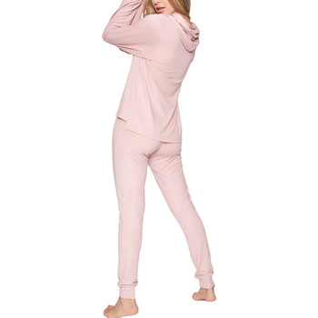 Admas Pyjama's loungewear sweatpants hoodie Make It Happen Roze