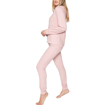 Admas Pyjama's loungewear sweatpants hoodie Make It Happen Roze