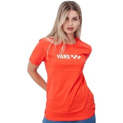 Textiel Dames Overhemden Vans BRAND STRIPER BF Oranje