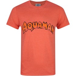 Textiel Heren T-shirts korte mouwen Aquaman  Oranje