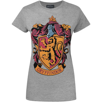 Textiel Dames T-shirts korte mouwen Harry Potter  Grijs