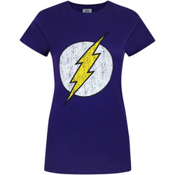 Textiel Dames T-shirts korte mouwen Flash  Violet