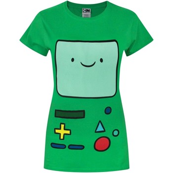 Textiel Dames T-shirts korte mouwen Adventure Time  Groen