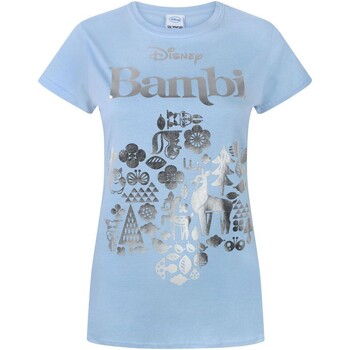 Textiel Dames T-shirts korte mouwen Disney  Blauw