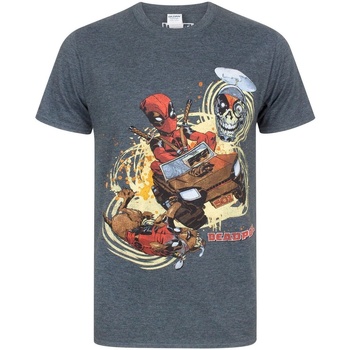 Textiel Heren T-shirts korte mouwen Marvel  Grijs