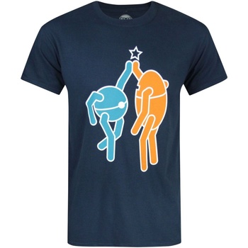Textiel Heren T-shirts met lange mouwen Portal 2  Blauw