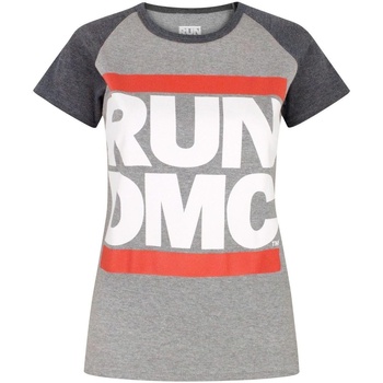 Textiel Dames T-shirts met lange mouwen Run Dmc  Grijs
