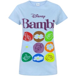Textiel Dames T-shirts korte mouwen Disney  Blauw