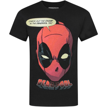 Textiel Heren T-shirts korte mouwen Deadpool  Zwart