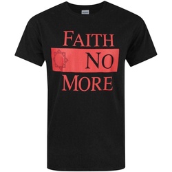 Textiel Heren T-shirts korte mouwen Faith No More  Zwart