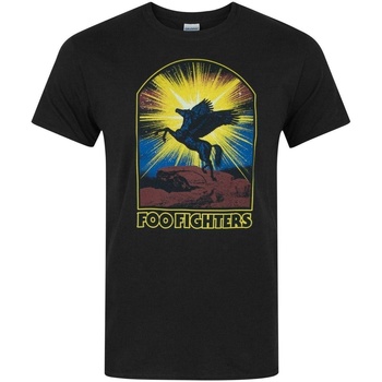 Textiel Heren T-shirts korte mouwen Foo Fighters  Zwart