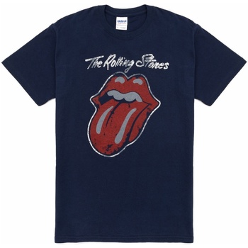 Textiel Heren T-shirts met lange mouwen The Rolling Stones  Blauw