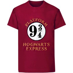 Textiel Dames T-shirts korte mouwen Harry Potter  Violet