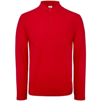 Textiel Heren Polo's lange mouwen B And C BA290 Rood