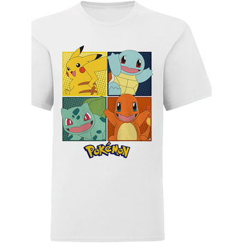 Textiel Kinderen T-shirts korte mouwen Pokemon  Wit