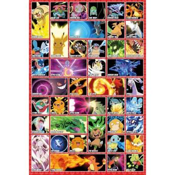 Wonen Posters Pokemon TA6050 Multicolour