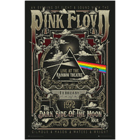 Wonen Posters Pink Floyd TA409 Zwart