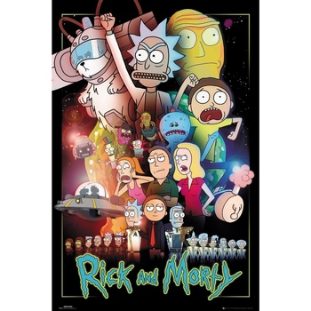 Wonen Posters Rick And Morty TA420 Multicolour