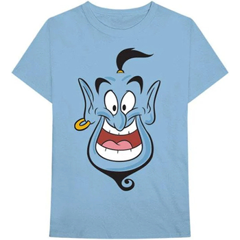 Textiel Dames T-shirts met lange mouwen Aladdin  Blauw