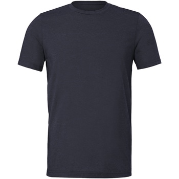 Textiel T-shirts met lange mouwen Bella + Canvas CV011 Blauw