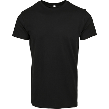 Textiel T-shirts met lange mouwen Build Your Brand BY083 Zwart