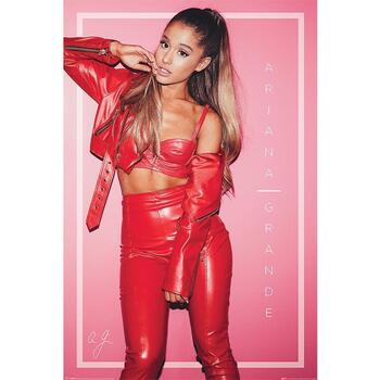 Wonen Posters Ariana Grande TA6046 Rood