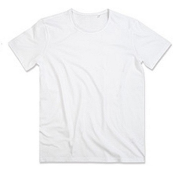 Textiel Heren T-shirts met lange mouwen Stedman Stars  Wit