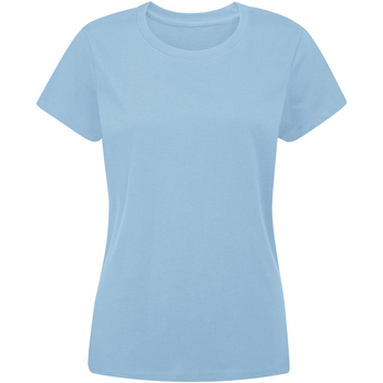 Textiel Dames T-shirts met lange mouwen Mantis M02 Blauw