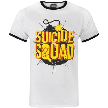 Textiel T-shirts korte mouwen Suicide Squad  Wit
