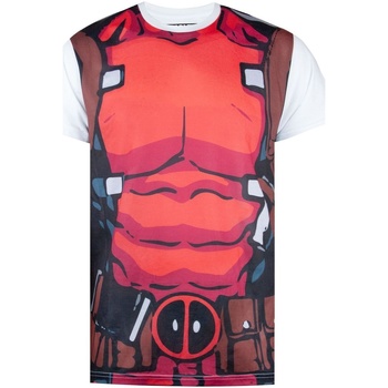 Textiel Heren T-shirts met lange mouwen Deadpool  Rood