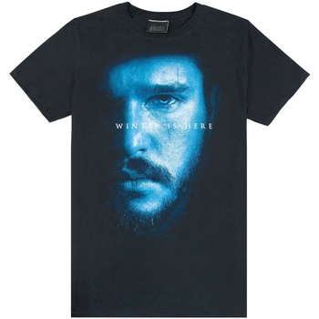 Textiel Heren T-shirts met lange mouwen Game Of Thrones  Zwart