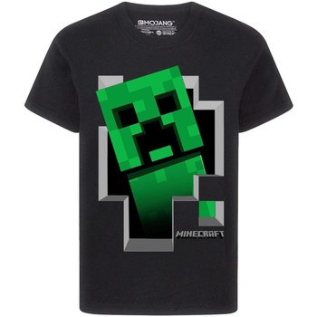 Textiel Jongens T-shirts met lange mouwen Minecraft  Zwart