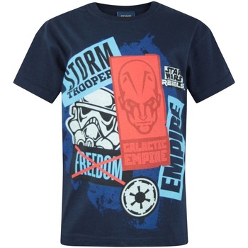 Textiel Kinderen T-shirts korte mouwen Star Wars Rebels  Blauw