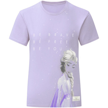 Textiel Meisjes T-shirts met lange mouwen Dessins Animés  Violet