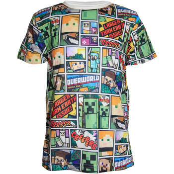 Textiel Jongens T-shirts met lange mouwen Minecraft  Multicolour