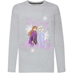 Textiel Meisjes T-shirts met lange mouwen Disney  Grijs