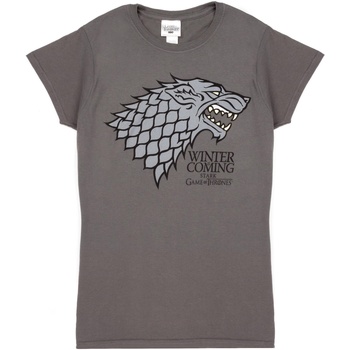 Textiel Dames T-shirts korte mouwen Game Of Thrones  Grijs