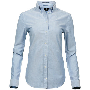 Textiel Dames Overhemden Tee Jays TJ4001 Blauw