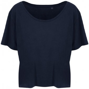 Textiel Dames T-shirts met lange mouwen Ecologie EA002F Blauw