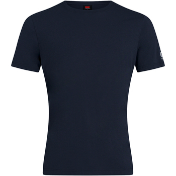 Textiel Heren T-shirts korte mouwen Canterbury CN226 Blauw