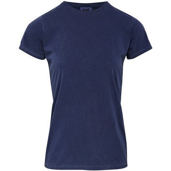 Textiel Dames T-shirts met lange mouwen Comfort Colors CO010 Blauw
