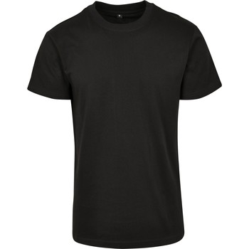 Textiel T-shirts met lange mouwen Build Your Brand BY123 Zwart