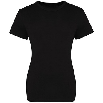 Textiel Dames T-shirts met lange mouwen Awdis JT10F Zwart