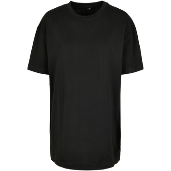 Textiel Dames T-shirts met lange mouwen Build Your Brand BY149 Zwart