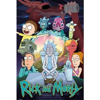 Wonen Posters Rick And Morty TA6423 Multicolour
