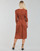 Textiel Dames Lange jurken Betty London PAXONE Roest