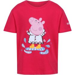 Textiel Kinderen T-shirts korte mouwen Regatta  Rood