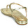 Schoenen Dames Sandalen / Open schoenen Lauren Ralph Lauren ELLINGTON SANDALS CASUAL Goud