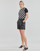 Textiel Dames Korte broeken / Bermuda's Karl Lagerfeld PERFORATED FAUX LEATHER SHORTS Zwart